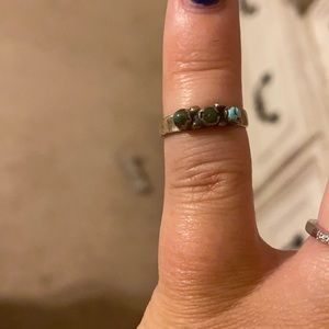 Turquoise silver ring